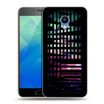 Силиконовый чехол на Meizu M5 с принтом ФАМИЛИЯ