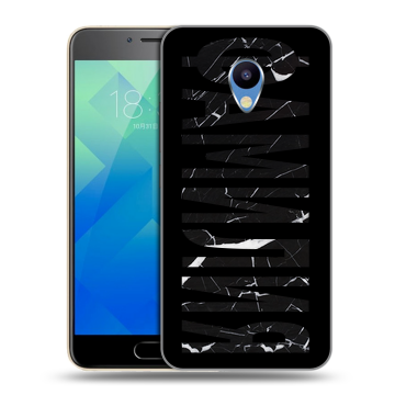 Силиконовый чехол на Meizu M5 с принтом ФАМИЛИЯ
