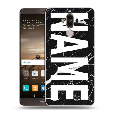 Пластиковый чехол на Huawei Mate 9 с принтом NAME