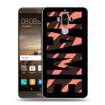 Пластиковый чехол на Huawei Mate 9 с принтом NAME