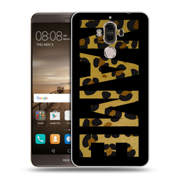 Пластиковый чехол на Huawei Mate 9 с принтом NAME