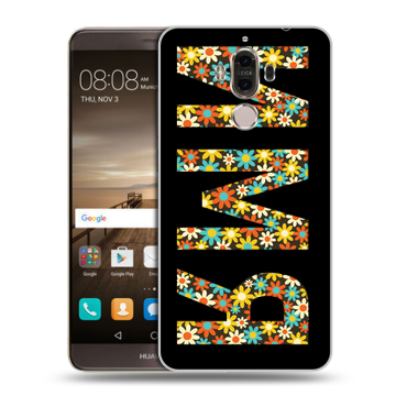 Пластиковый чехол на Huawei Mate 9 с принтом ИМЯ