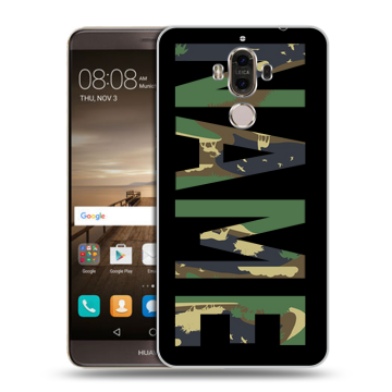 Пластиковый чехол на Huawei Mate 9 с принтом NAME