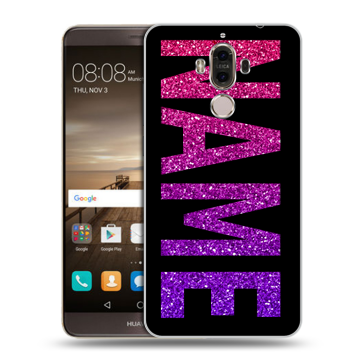 Пластиковый чехол на Huawei Mate 9 с принтом NAME