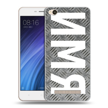 Силиконовый чехол на Xiaomi RedMi 4A с принтом ИМЯ