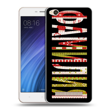 Силиконовый чехол на Xiaomi RedMi 4A с принтом ФАМИЛИЯ