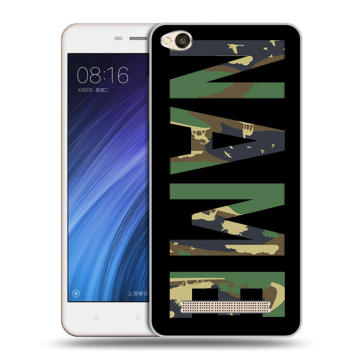Силиконовый чехол на Xiaomi RedMi 4A с принтом NAME