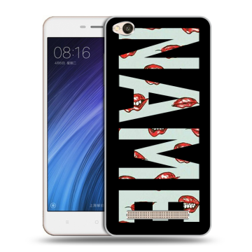 Силиконовый чехол на Xiaomi RedMi 4A с принтом NAME