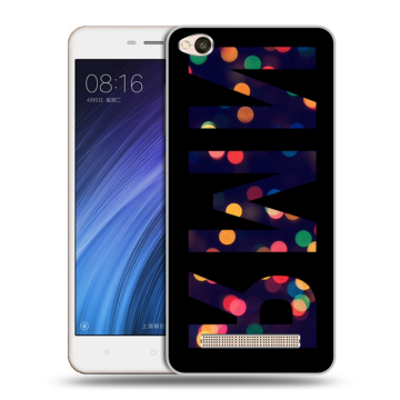 Силиконовый чехол на Xiaomi RedMi 4A с принтом ИМЯ