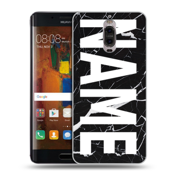 Пластиковый чехол на Huawei Mate 9 Pro с принтом NAME