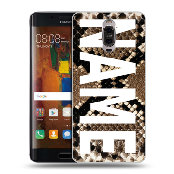 Пластиковый чехол на Huawei Mate 9 Pro с принтом NAME