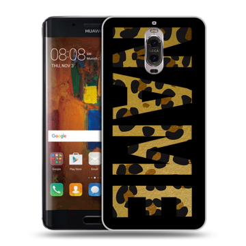 Пластиковый чехол на Huawei Mate 9 Pro с принтом NAME