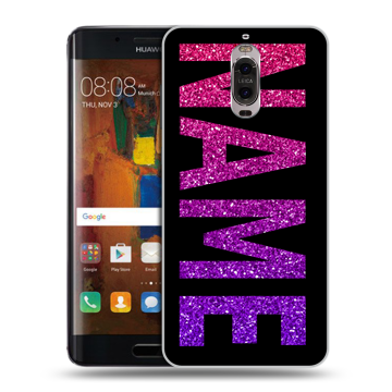Пластиковый чехол на Huawei Mate 9 Pro с принтом NAME