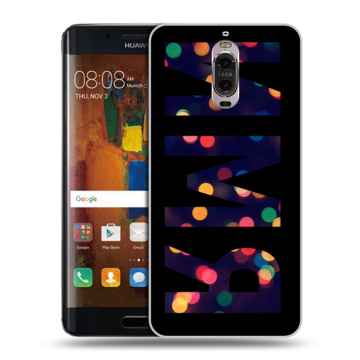 Пластиковый чехол на Huawei Mate 9 Pro с принтом ИМЯ