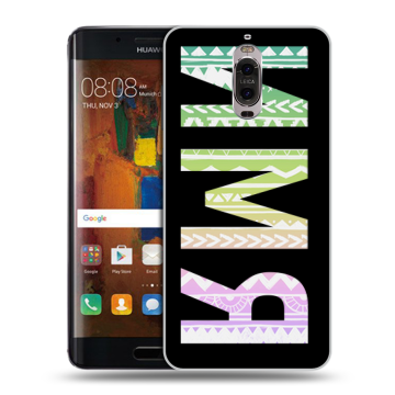 Пластиковый чехол на Huawei Mate 9 Pro с принтом ИМЯ