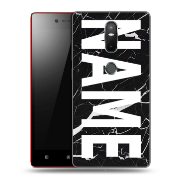 Силиконовый чехол на Lenovo Phab 2 Plus с принтом NAME