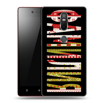 Силиконовый чехол на Lenovo Phab 2 Plus с принтом ФАМИЛИЯ