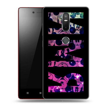 Силиконовый чехол на Lenovo Phab 2 Plus с принтом ИМЯ