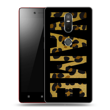 Силиконовый чехол на Lenovo Phab 2 Plus с принтом NAME