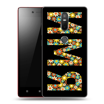 Силиконовый чехол на Lenovo Phab 2 Plus с принтом ИМЯ