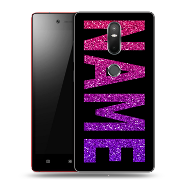 Силиконовый чехол на Lenovo Phab 2 Plus с принтом NAME