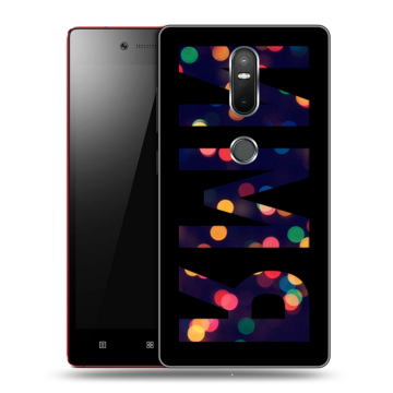 Силиконовый чехол на Lenovo Phab 2 Plus с принтом ИМЯ