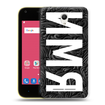 Силиконовый чехол на ZTE Blade L110 с принтом ИМЯ