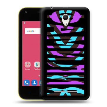 Силиконовый чехол на ZTE Blade L110 с принтом ФАМИЛИЯ