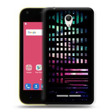 Силиконовый чехол на ZTE Blade L110 с принтом ФАМИЛИЯ