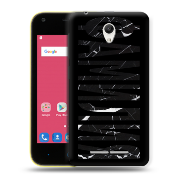 Силиконовый чехол на ZTE Blade L110 с принтом ФАМИЛИЯ