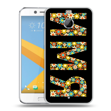 Пластиковый чехол на HTC 10 evo с принтом ИМЯ