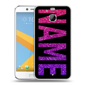 Пластиковый чехол на HTC 10 evo с принтом NAME