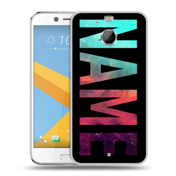 Пластиковый чехол на HTC 10 evo с принтом NAME