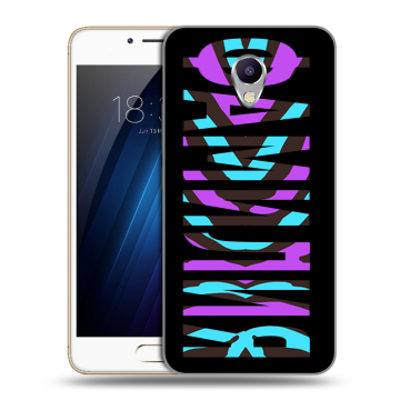 Силиконовый чехол на Meizu M5 Note с принтом ФАМИЛИЯ