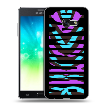 Силиконовый противоударный чехол на Samsung Galaxy A3 (2017) с принтом ФАМИЛИЯ