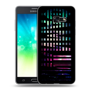 Силиконовый противоударный чехол на Samsung Galaxy A3 (2017) с принтом ФАМИЛИЯ