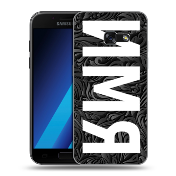 Силиконовый чехол на Samsung Galaxy A7 (2017) с принтом ИМЯ