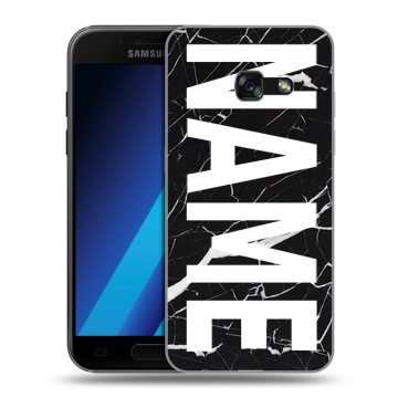 Силиконовый чехол на Samsung Galaxy A7 (2017) с принтом NAME