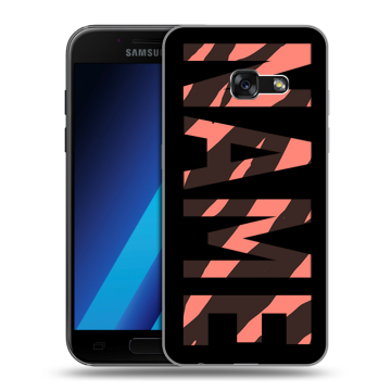 Силиконовый чехол на Samsung Galaxy A7 (2017) с принтом NAME