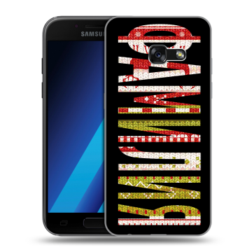Силиконовый чехол на Samsung Galaxy A7 (2017) с принтом ФАМИЛИЯ