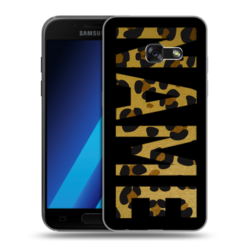Силиконовый чехол на Samsung Galaxy A7 (2017) с принтом NAME