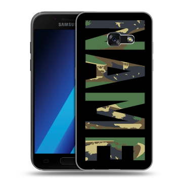 Силиконовый чехол на Samsung Galaxy A7 (2017) с принтом NAME