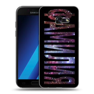Силиконовый чехол на Samsung Galaxy A7 (2017) с принтом ФАМИЛИЯ