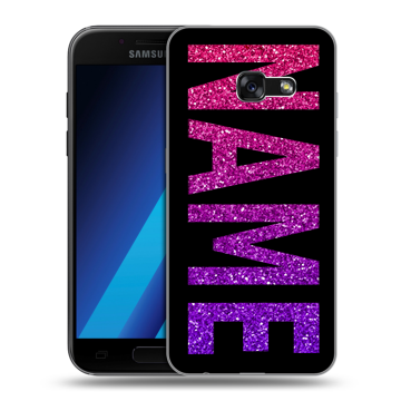 Силиконовый чехол на Samsung Galaxy A7 (2017) с принтом NAME