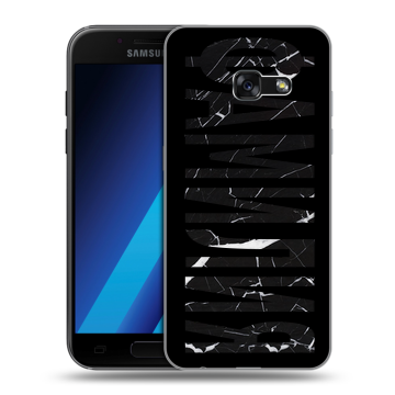 Силиконовый чехол на Samsung Galaxy A7 (2017) с принтом ФАМИЛИЯ