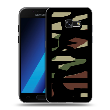 Силиконовый чехол на Samsung Galaxy A7 (2017) с принтом NAME