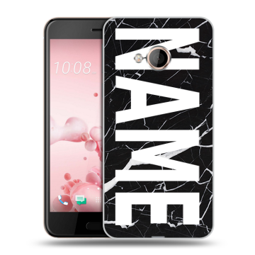 Пластиковый чехол на HTC U Play с принтом NAME