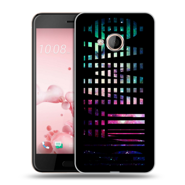 Пластиковый чехол на HTC U Play с принтом ФАМИЛИЯ