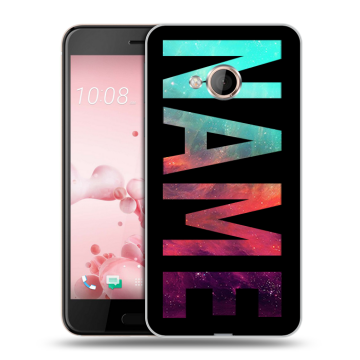 Пластиковый чехол на HTC U Play с принтом NAME