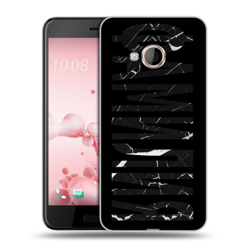 Пластиковый чехол на HTC U Play с принтом ФАМИЛИЯ